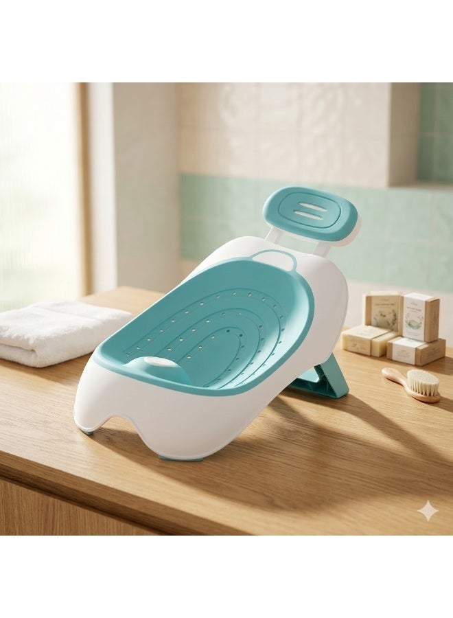 Foldable silicone baby bath seat - Image 1