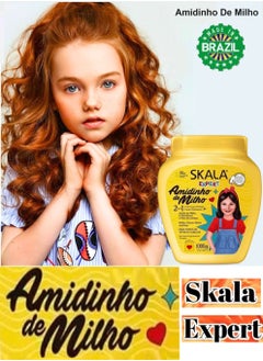 SKALA Skala Amidinho de Milho Cream for Moisturizing and Strengthening Children’s Hair - All Kids Hair Treatment 1000 grams ( Brazilian )  - Image 3