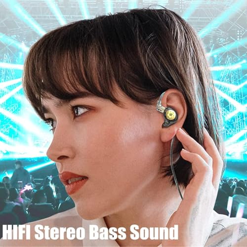 keephifi KZ EDX Pro in Ear Monitors KZ Headphones IEM Earphones with Dual DD HiFi Stereo Sound Earphones Wired Noise Cancelling Gaming Earbuds (Cyan, No Mic) - Image 4