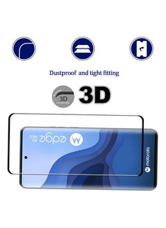 Generic 2 Pack Full Coverage Tempered Glass Screen Protector for Motorola Edge 40 Neo, Curved [HD Anti-Scratch ] [No-Bubble ] Screen Protector for Motorola Edge 40 Neo  - Image 4