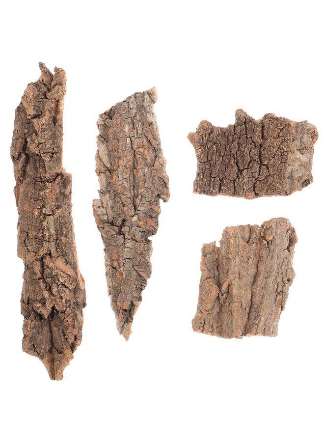 balacoo Terrarium Tree Bark: 8pcs Reptile Bark Decoration Natural Cork Bark Backdrop Reptile Tank Background Leopard Cork Bark - Tarantula Enclosure Accessories - Image 3