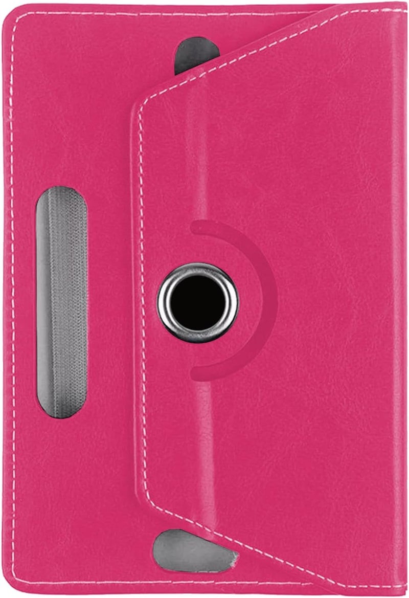 EKAM Universal Stand Folio Case Cover for All 8" Tablets (Fire HD 8, Lenovo Tab M8 8 inch, iPad Mini 5/4/3/2/1,iPad mini 6), PU Leather case Fit for all 8inch tablets (Pink) - Image 3