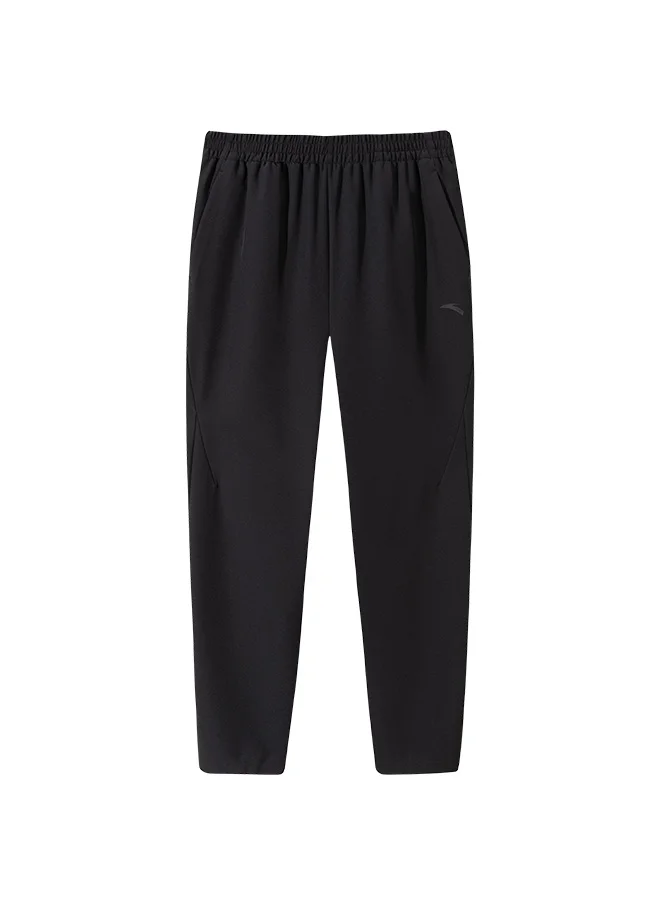 ANTA ANTA  Comfortable Men Regular Fit Black Workout Training Commute Woven Track Pants