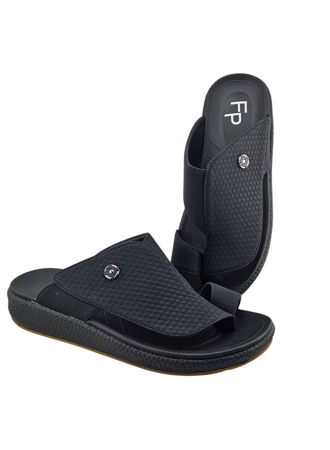 Footprint Cushion Ease Arabic Sandals for Men – Comfortable Cushioned Slip-On Slippers for Daily Wear - Image 4