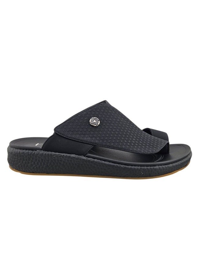 Footprint Cushion Ease Arabic Sandals for Men – Comfortable Cushioned Slip-On Slippers for Daily Wear - Image 1