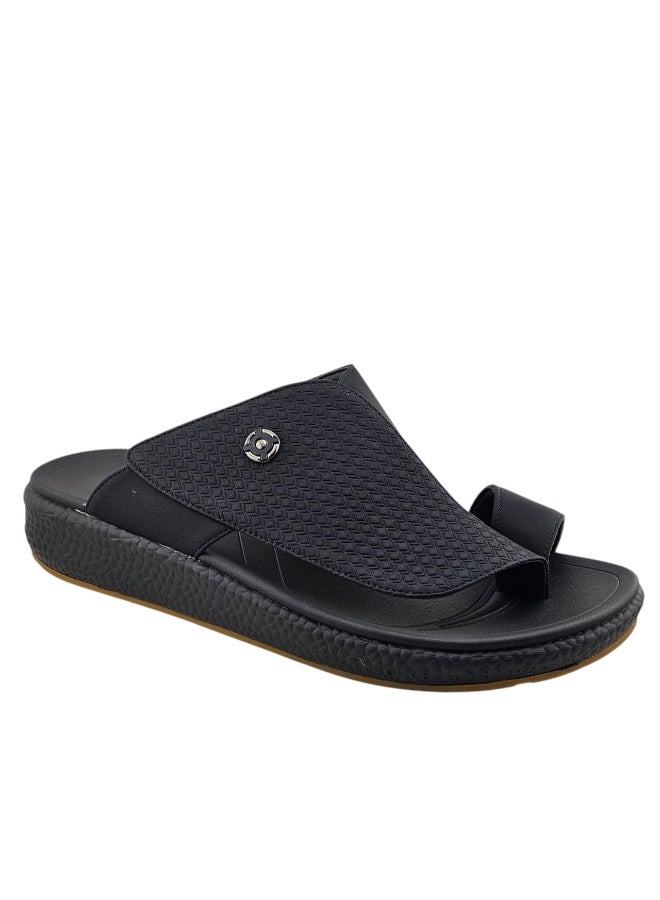 Footprint Cushion Ease Arabic Sandals for Men – Comfortable Cushioned Slip-On Slippers for Daily Wear - Image 2
