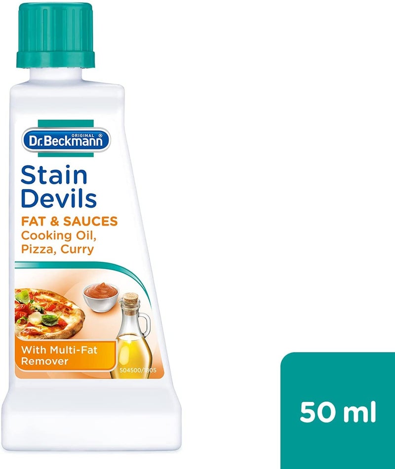 DR. BECKMANN Stain : Fat, Oil & Sauces/Ketchup remover (50ml / 1.7fl oz Bottle) - Image 2