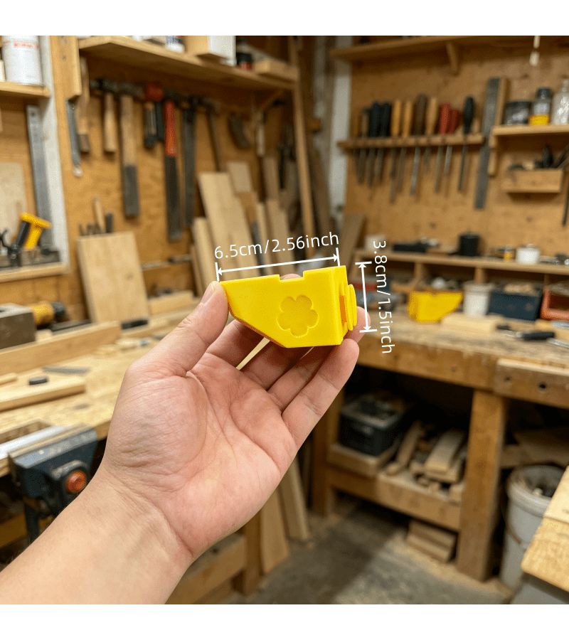 2Pcs Plastic Bricklaying Work Line Anchor Angle Code Yellow Construction Site Line Fixing Device Brick Block Corner Line Clip Bricklaying Auxiliary Tool Gift For Masons And Bricklayers - Image 5