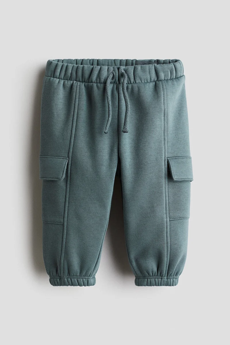 H&M Brushed-inside cargo joggers