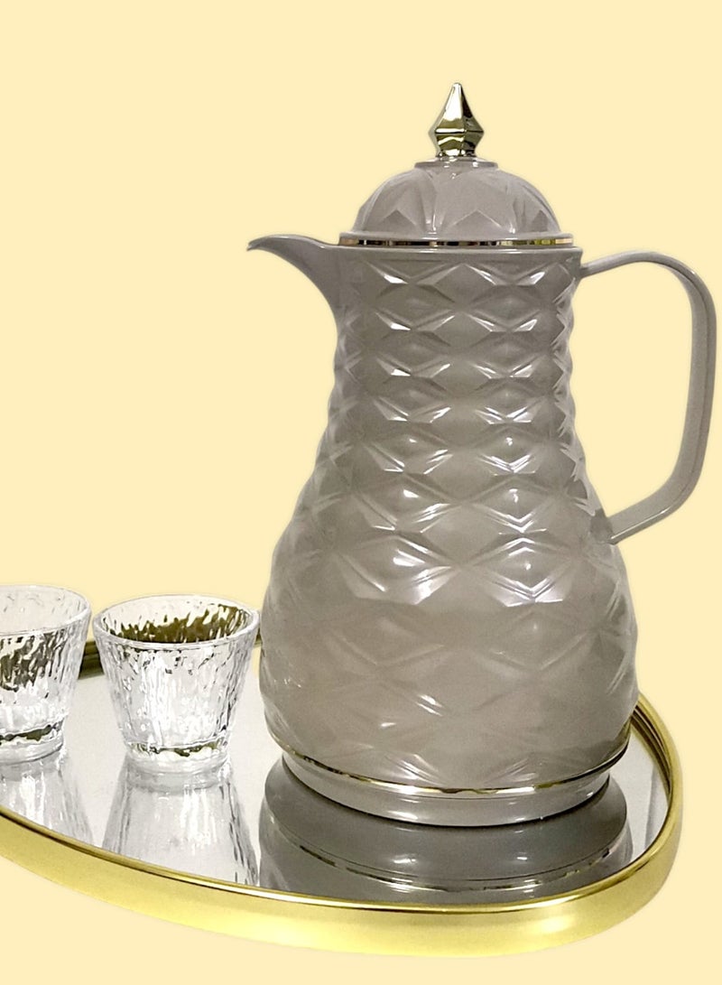 Rema Attractive Coffee and Tea Fridge Thermos Set with Elegant Design made in Turkey 1L + 0.5L - Image 3