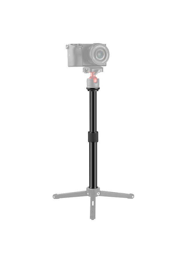 Extendable Aluminum Alloy Extension Pole Rod 19-31cm Universal 1/4-inch 3/8-inch Interface with 2pcs 1/4 to 3/8 Adapter Screws for DSLR SLR Camera Stabilizer Ball Head Tripod  - Image 4
