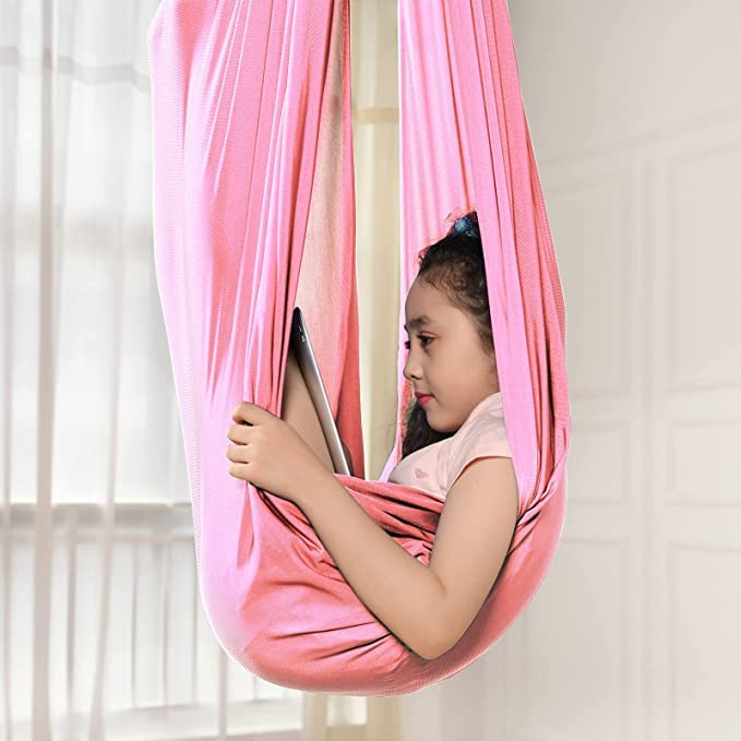 The Yogis Indoor Therapy Swing for Kids Child and Teens More Special Needs, Cuddle Hammock Ideal for Autism, ADHD, Aspergers and Sensory Integration Snuggle Swing Hammocks - Image 3