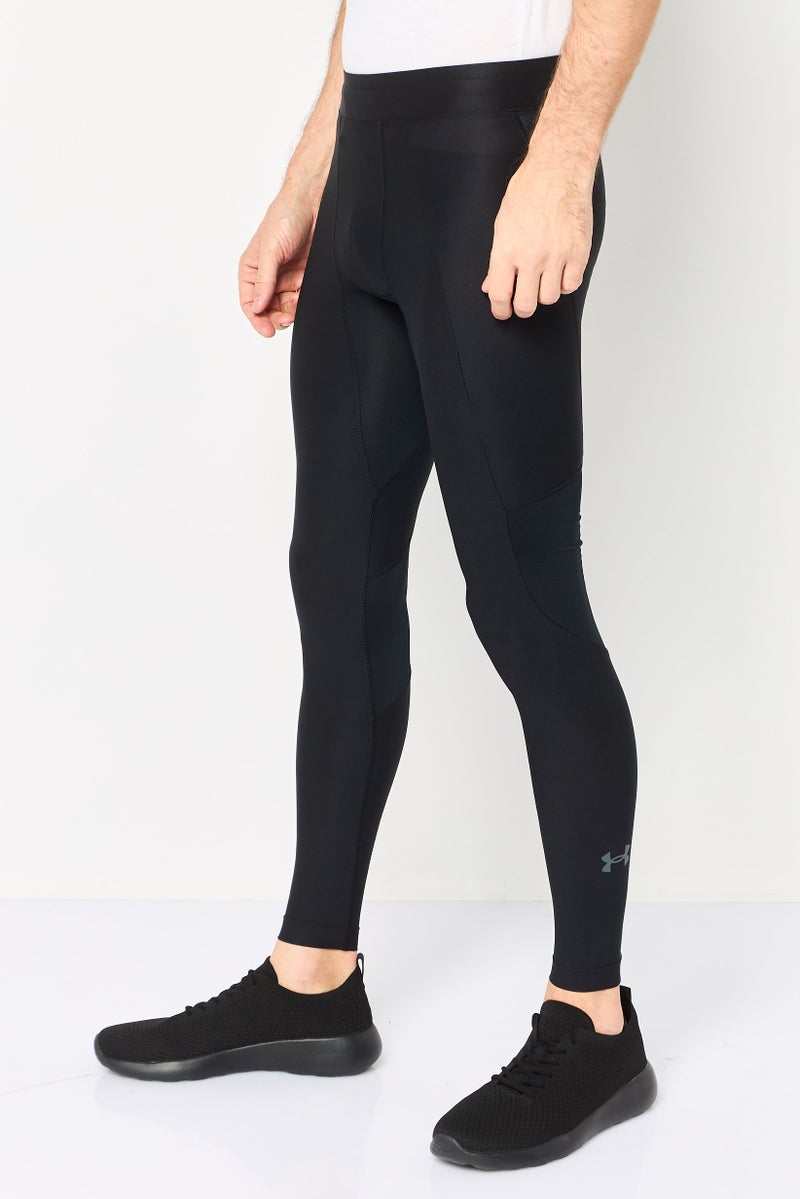 UNDER ARMOUR Men Regular Fit Training Leggings, Black - Image 2