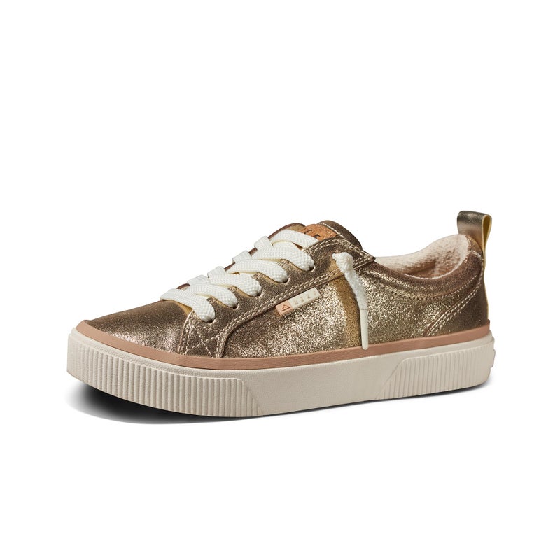 REEF Womens Shoes, Lay Day Dawn, Champagne Suede, 7 - Image 1