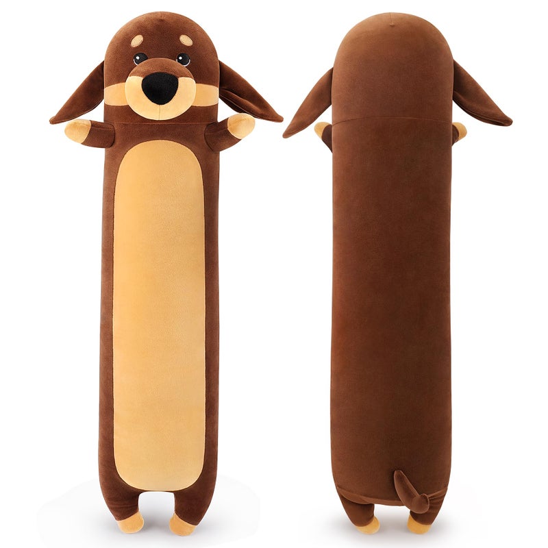 Auspicious beginning Dachshund Dog Plush Toys354 Dachshund Dog Plushie Stuffed Animal Large Plush Pillow Cute Soft Plsuhies Gifts Plushie Stuffed Toys Cute Boby Pillow Toy Doll Gift for Kids Girls Boys - Image 3