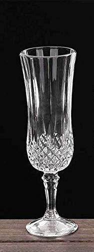 Swami Enterprise Crystal Long Champ 220 ml Champagne Glass Flute Transparent Set of 6 Crystal Long Champ 220 ml Champagne Glass Flute Transparent Set of 6 - Image 4