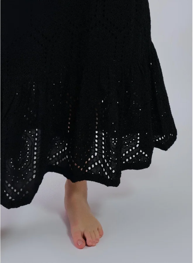 غانت Embroidery Anglaise Maxi Skirt