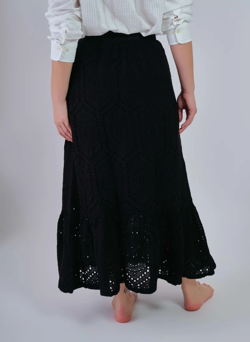 GANT Embroidery Anglaise Maxi Skirt