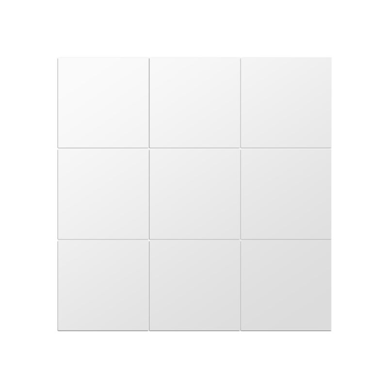 25pcs DIY Square Mirror Wall Stickers   15cm Self adhesive Tiles 3D Mirror Decor for DIY Acryli - Image 1