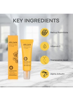 bolden Bright & Firm Eye Cream Under Eye Cream For Dark Circles & Puffiness Hydrates And Improves Wrinkles Fragrance Free 0.5 Fl Oz  - Image 5