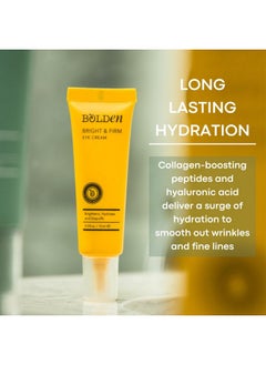 bolden Bright & Firm Eye Cream Under Eye Cream For Dark Circles & Puffiness Hydrates And Improves Wrinkles Fragrance Free 0.5 Fl Oz  - Image 3