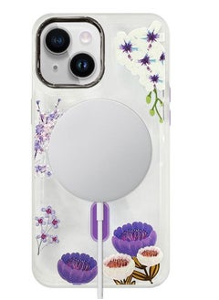 Case for Apple iPhone 14 Floral Design Fashion Flower Compatible with MagSafe & Wireless Charging Cover PURPLE - pzsku/Z0E367141E3929963D38EZ/45/_/1681466515/9e3b1165-deda-465e-b98a-f89aadfd92a1