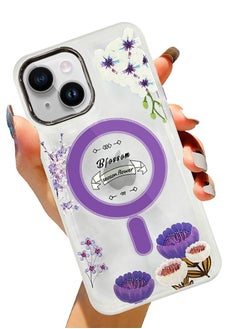 Case for Apple iPhone 14 Floral Design Fashion Flower Compatible with MagSafe & Wireless Charging Cover PURPLE - pzsku/Z0E367141E3929963D38EZ/45/_/1681466515/c479d2a4-ab78-433e-8173-685b5ed4ea63