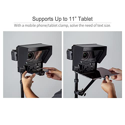 FEELWORLD TP10 10" جهاز تليبرومبتر محمول وقابل للطي يصلح للهواتف الذكية والأجهزة اللوحية حتى 11" - Image 5