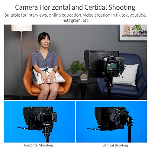 FEELWORLD TP10 10" جهاز تليبرومبتر محمول وقابل للطي يصلح للهواتف الذكية والأجهزة اللوحية حتى 11" - Image 3