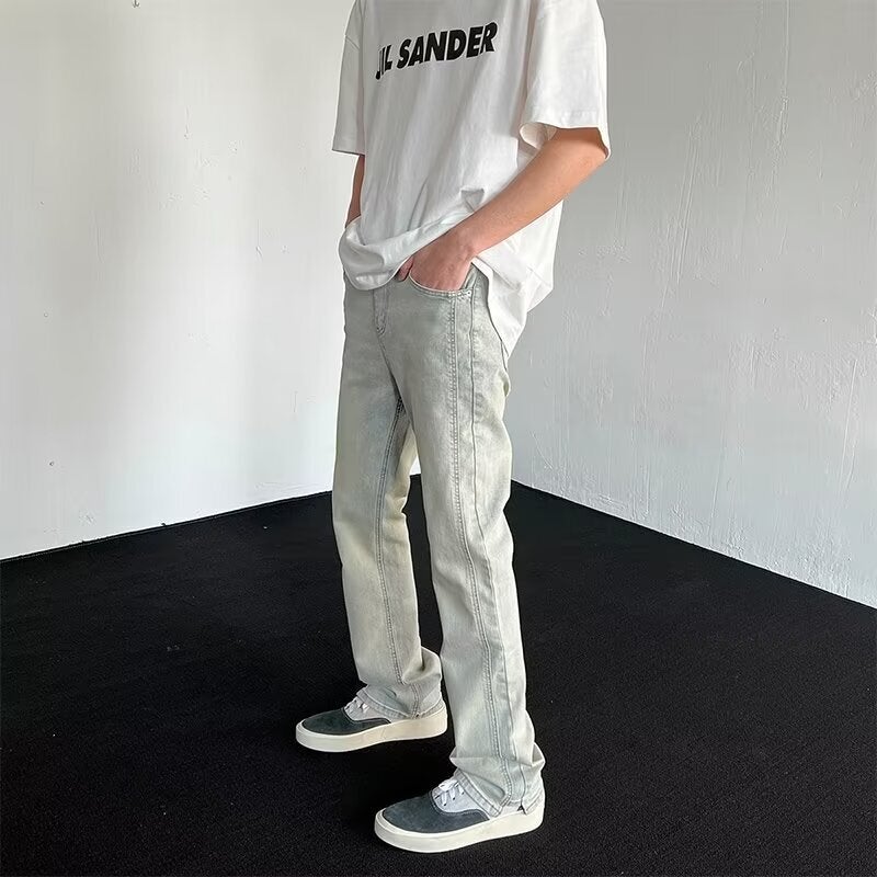 Unisex Classic Denim Jeans Loose Fit Daily Outdoor Wear - Image 2