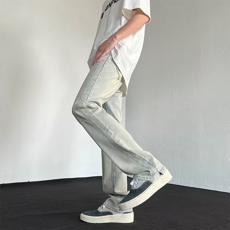 Unisex Classic Denim Jeans Loose Fit Daily Outdoor Wear - Image 1