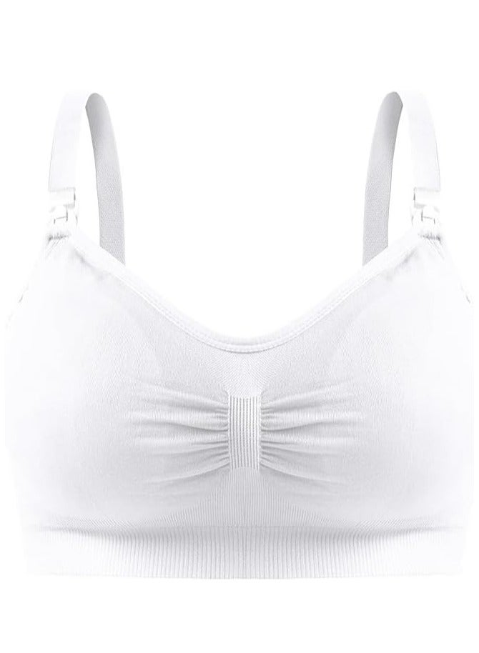 Showday Womens Sleeping Nursing Bra Wirefree Breastfeeding Maternity Bralette - Image 1