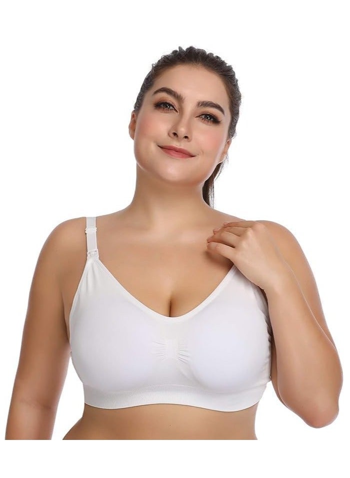 Showday Womens Sleeping Nursing Bra Wirefree Breastfeeding Maternity Bralette - Image 2