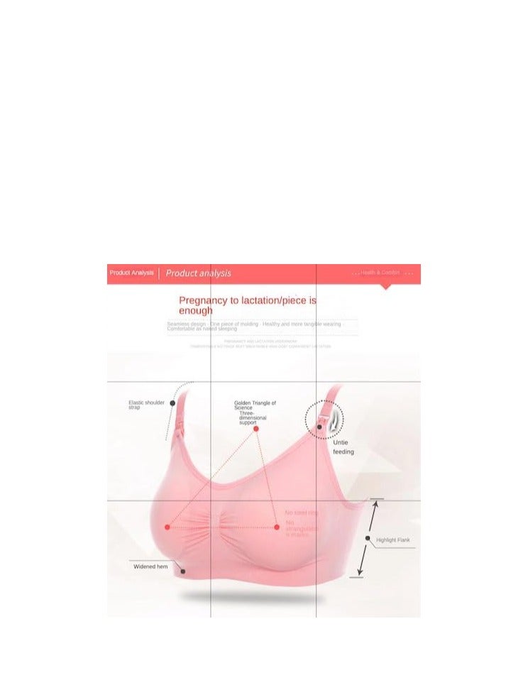 Showday Womens Sleeping Nursing Bra Wirefree Breastfeeding Maternity Bralette - Image 4