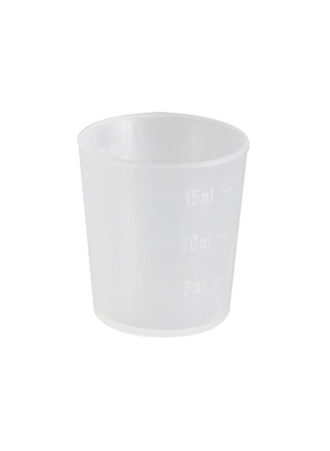 Daycount® Pack of 100 Disposable Graduated Cups, Double Sides Scale 15ml ½ Ounces Measuring Cup Set - Image 1