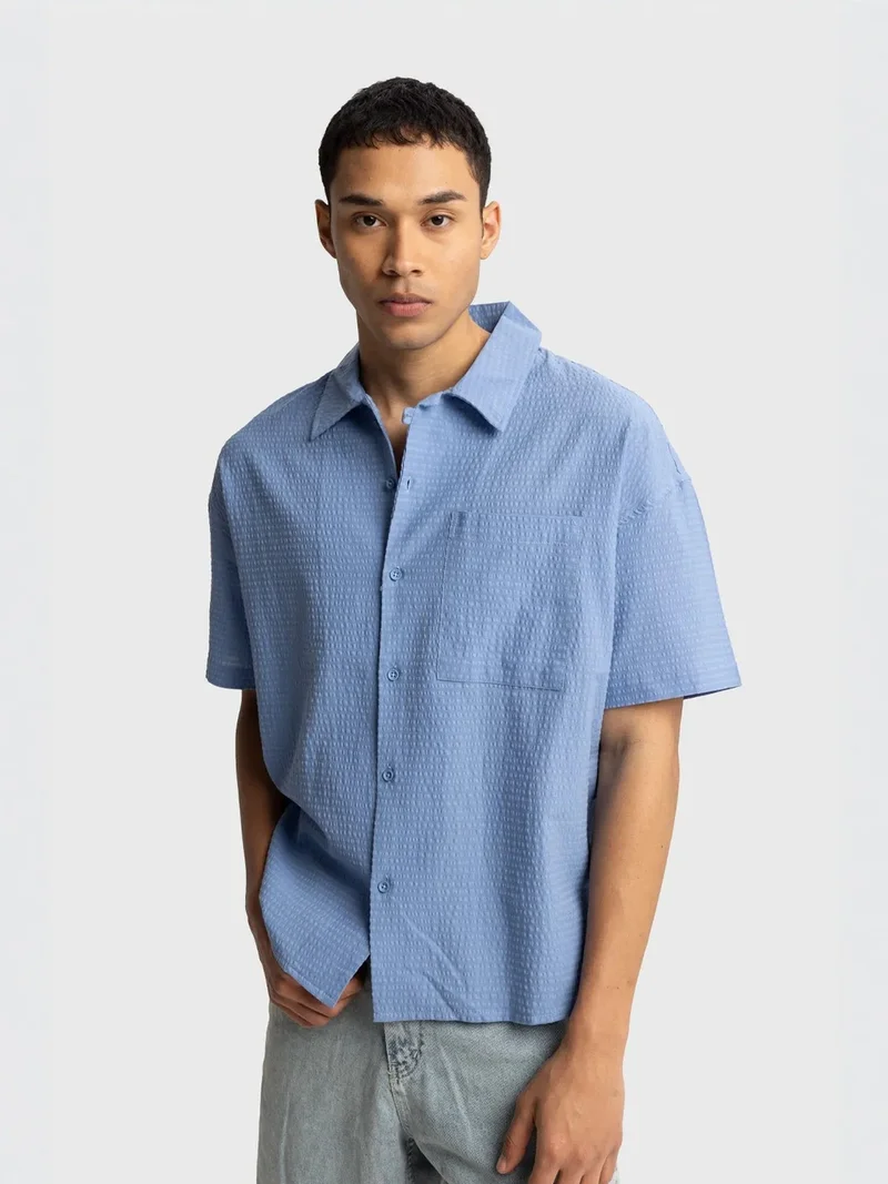 جيستو GIESTO Textured Short Sleeve Shirt