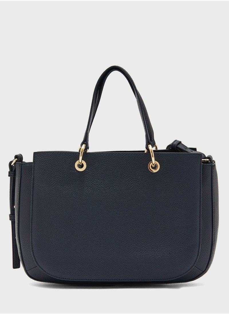 TOMMY HILFIGER - Emblem Satchel - Image 1