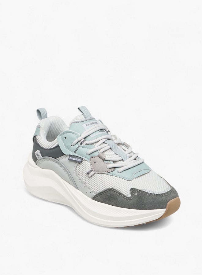 kangaROOS Women's Panelled Lace-Up Sports Shoes - Image 2