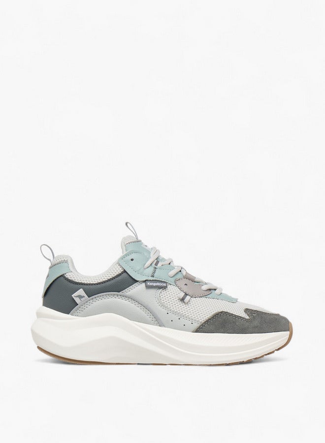 kangaROOS Women's Panelled Lace-Up Sports Shoes - Image 3