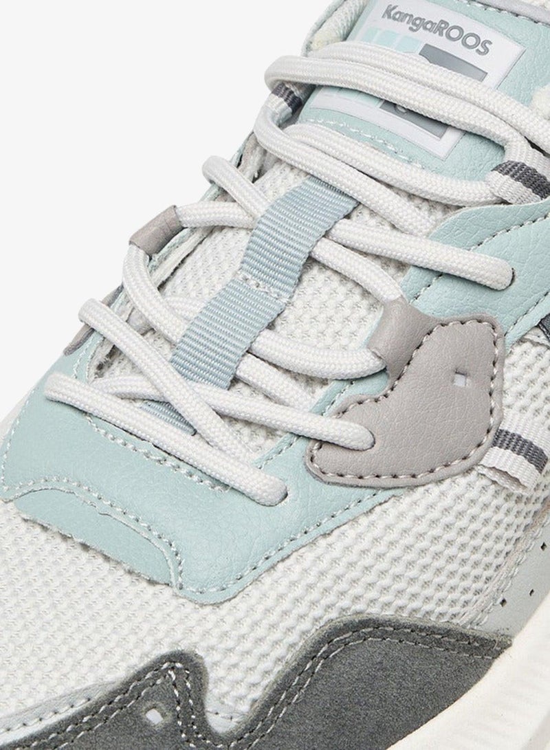 كانغاروس أحذية رياضية نسائية برباط وجوانب مزينة - Image 4