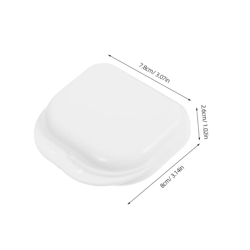 2Pcs Travel Storage Box For Oral Care Products Lightweight Compact Durable Design - Image 3