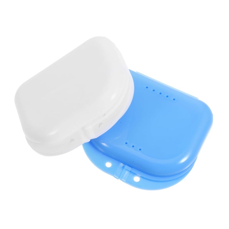 2Pcs Travel Storage Box For Oral Care Products Lightweight Compact Durable Design - Image 2