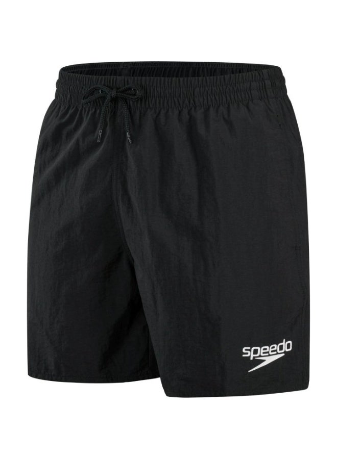 شورت السباحة Speedo Sport Logo (طول 16 بوصة) للرجال والنساء والأطفال - مصنوع من السيليكون المتين، يوفر مقاساً مريحاً، ومثالي للتدريب والاستخدام الاحترافي.