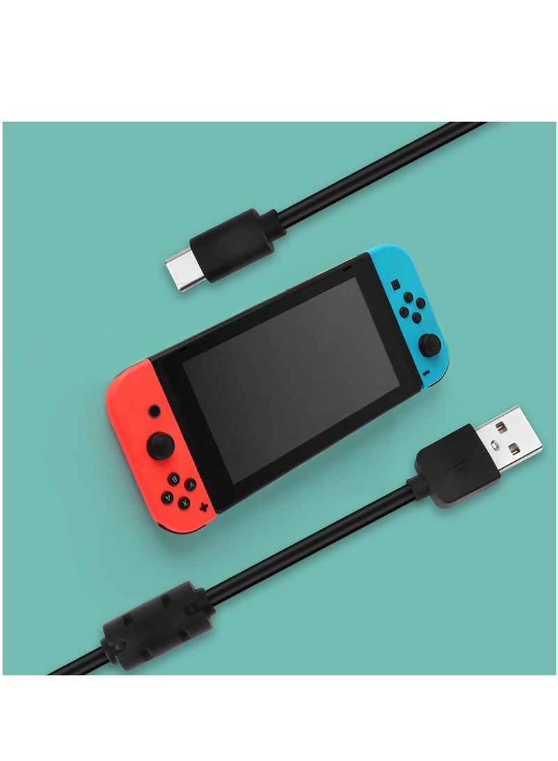 1.8M Type-C USB Cable Controller Charging Replace Charger Cable Fast Plug Charging Cord for Sony Playstation PS5 Wireless Remote Control/Xbox Series X/S/Nintendo Swith/Lite/OLED Controller - Image 1