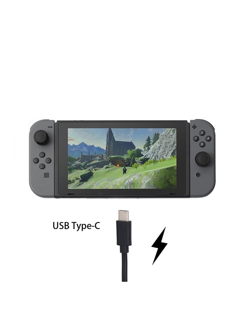 1.8M Type-C USB Cable Controller Charging Replace Charger Cable Fast Plug Charging Cord for Sony Playstation PS5 Wireless Remote Control/Xbox Series X/S/Nintendo Swith/Lite/OLED Controller - Image 4