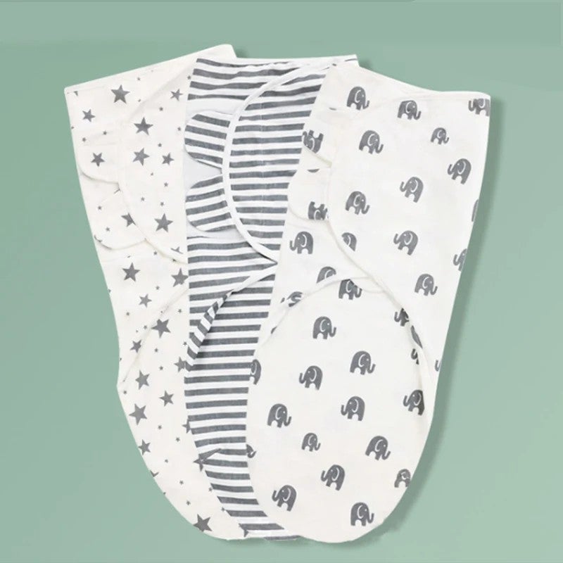 Y&D 100% Organic Cotton Baby Swaddle Blanket - Adjustable Newborn Sleep Sack Wrap for Swaddlers - Girl & Boy - Image 1