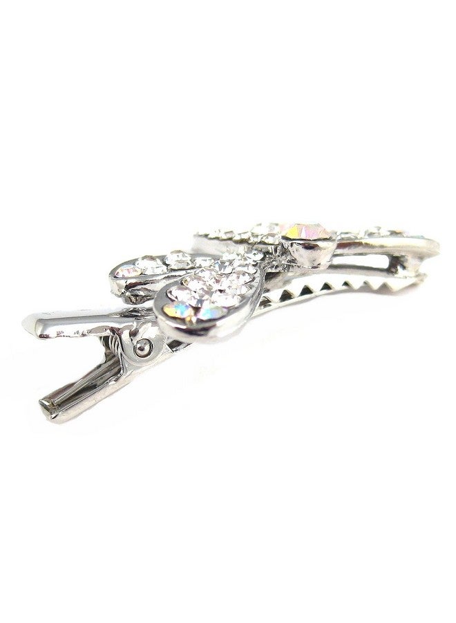 A-Ha Coraline Crystal Dragonfly Hair Clip Hair Pin Clear (H31) - Image 2