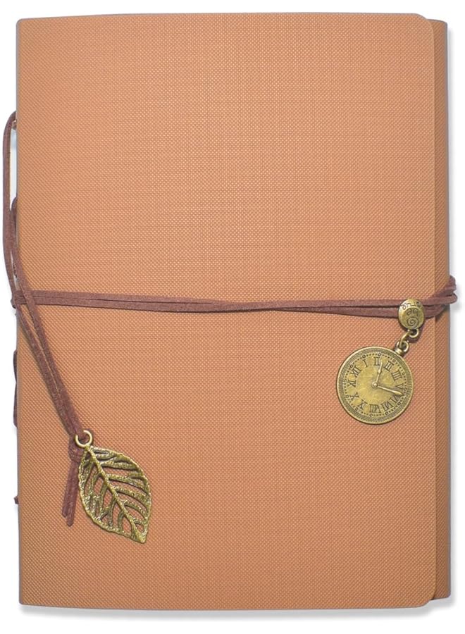 The Bros Photo Album, Leather Scrapbook Photo Album 104 Pages, 32 Self Adhesive Pages 72 Pages Thick Paper DIY Photo Book for 2x3 3x5 4x6 5x7 Picture, Memory Book for Wedding Travel Graduation Birthday Baby - Image 1