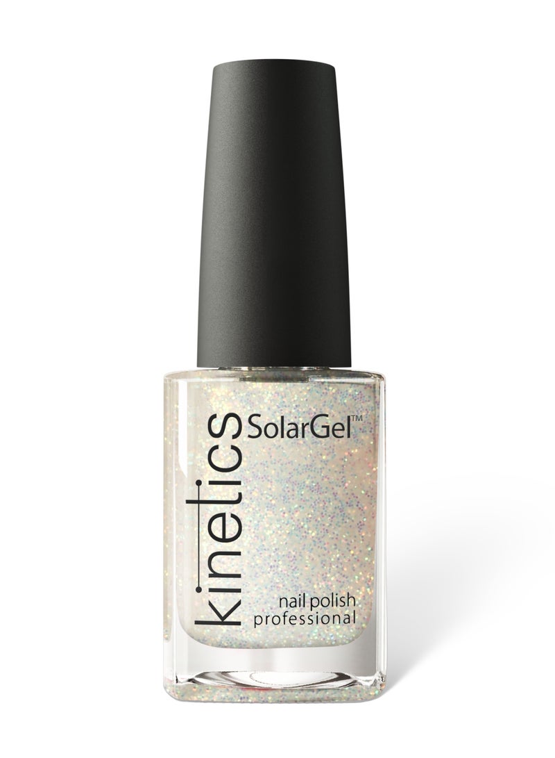 KINETICS طلاء أظافر سولارجل المحترف 15 مل | #101 غبار الجنية الفضي - Image 1