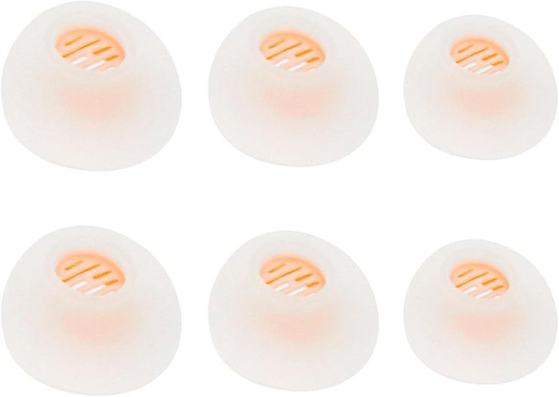 Transparent White Replacement Eartips For Buds Air Wireless Earphones 3 Sizes 1 Set - Image 5